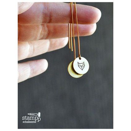 round long fox earrings (2)