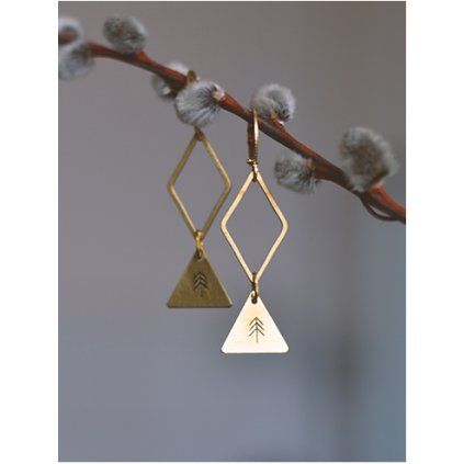 pretty tree earrings