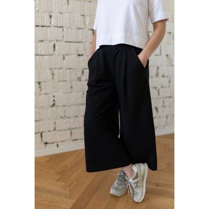 Kalhoty Kyšky Lišky Culottes černé