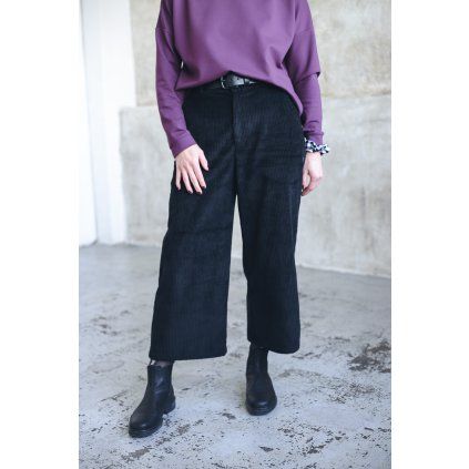 Kalhoty Minile Culottes Manchester Black