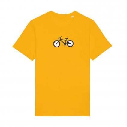 t1826 tricko piskacie bicykel zlta 1