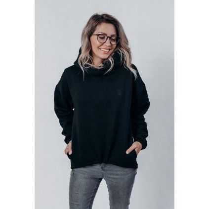 Mikina Kyšky Lišky Černá Liška krátká