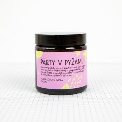 Svíčka sojová Aesta & Kuráž  Párty v Pyžamu