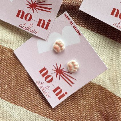 Náušnice No-Ni Ateliér Tlapky