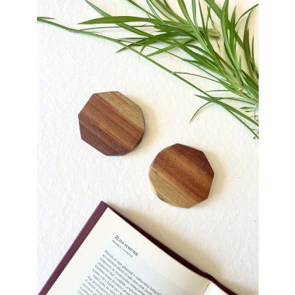 Podtácky 2ks JAM Wood Ořech