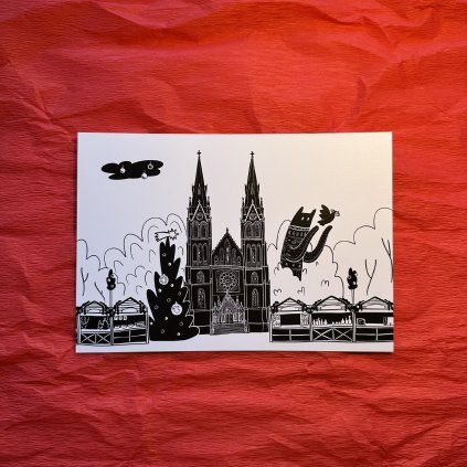 Tisk Phantoms in Prague Náměstí Míru