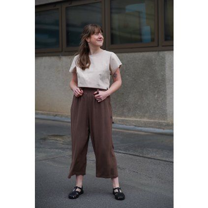 Kalhoty Minile Culottes Brown