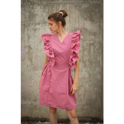 Šaty Juliána Brnáková Rosa Pink