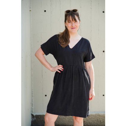 Šaty Minile Simple Short Black