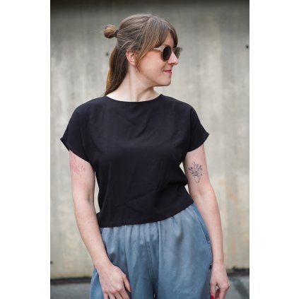 Halenka Minile Crop-top Black