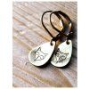 teardrop fox earrings