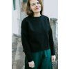 Mikina Minile Crop Black