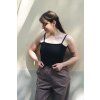 Tílko Minile Crop-top Black