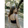 Tílko Minile Crop-top Black