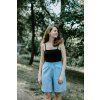 Tílko Minile Crop-top Black