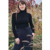 Tričko Minile Roll Long Black