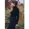 Tričko Minile Roll Long Black