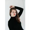 Tričko Minile Roll Long Black