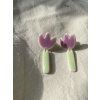 Náušnice No-Ni Ateliér Flóra Tulipány