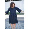 Šaty Minile Parade Zip Tencel Denim