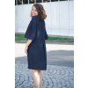 Šaty Minile Parade Zip Tencel Denim