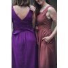 Šaty Minile Cross Tencel Dark Blush