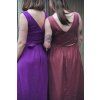Šaty Minile Cross Tencel Dark Blush