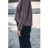 Mikina Minile Crop Mocha Mouse