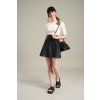 Appre eshop topy upletovy top s vystrihem z organickée GOTS bavlny rukavy k lokti kremovy (2)