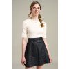 Appre eshop topy upletovy top s vystrihem z organickée GOTS bavlny rukavy k lokti kremovy (7)