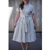 Šaty Minile Felicitas Muslin Stripes