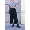Kalhoty Minile Culottes Poplin Black