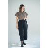 Kalhoty Minile Culottes Poplin Black