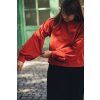Mikina Minile Fluff Dark Brick