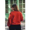 Mikina Minile Fluff Dark Brick
