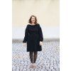 Šaty Minile Simple Puff Muslin Black