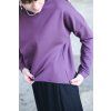 Mikina Minile Crop Plum
