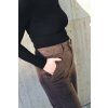Kalhoty Minile Long Manchester Brown