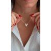 Náhrdelník Adriana Pesti Jewellery Srdce více barev