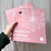 Papírová květina Papirueta Bílá