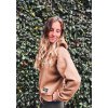 Mikina Wild Walk Simply Short Camel