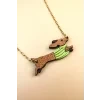 DachshundNecklaceGreen 3