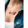 Dachshund Necklace Pink 5