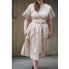 Šaty Minile Wide Poplin Nude