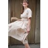 Šaty Minile Wide Poplin Nude