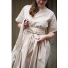 Šaty Minile Wide Poplin Nude