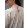 Šaty Minile Wide Poplin Nude