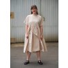 Šaty Minile Wide Poplin Nude
