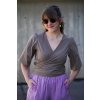 Halenka Minile Wrap Poplin Taupe