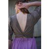 Halenka Minile Wrap Poplin Taupe